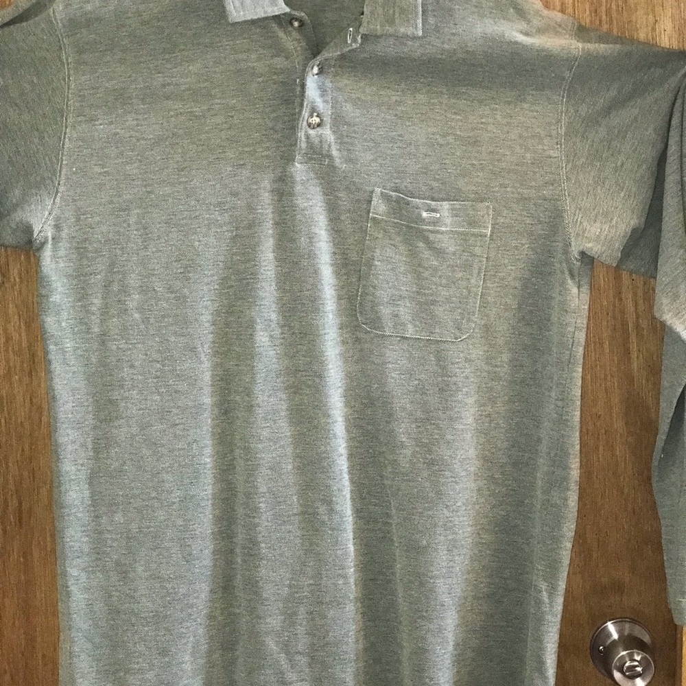Eddie Bauer XL L/G Tall lt blue dress shirt